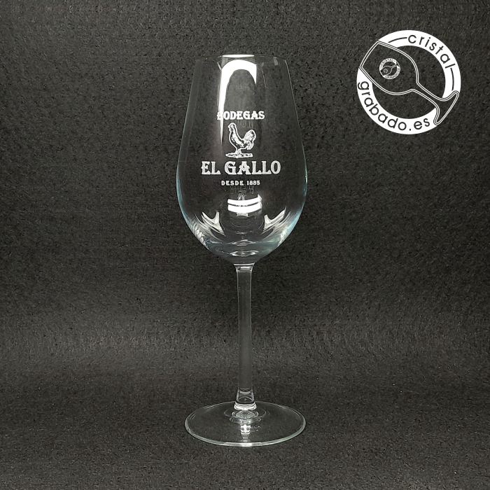 Catavino alto personalizado logotipo bodega El Gallo